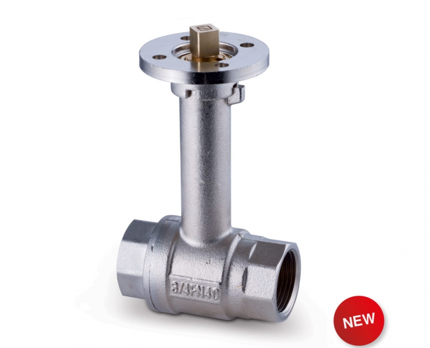 Art. 109 PMISOV - Ball valve in nickel plated brass FF with fixed extended neck - VPORT